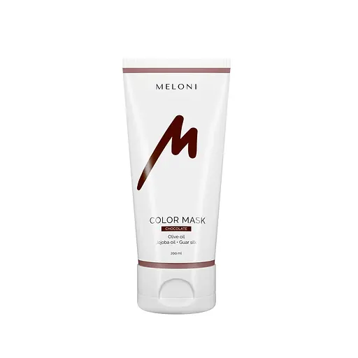 Тонирующая маска для волос Шоколадный Color Mask Chocolate Meloni 200 мл - фото 1