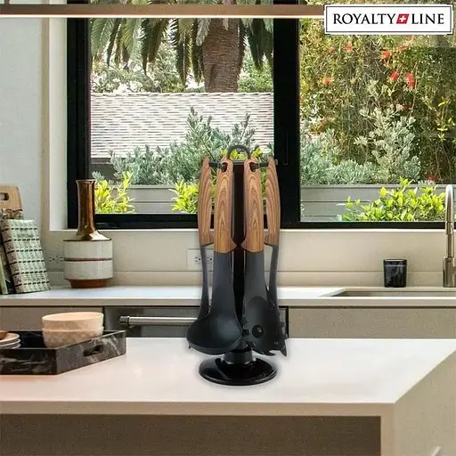 Набор лопаток на подставке Royalty RL-U03 с антипригарным покрытием 6 шт. - фото 5