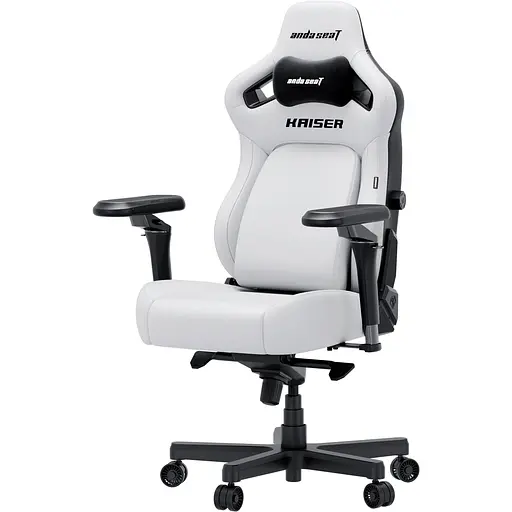 Кресло геймерское Anda Seat Kaiser 4 V2 Size XL до 180 кг игровое White PVC (AD12YDDC-XLL-20-W-PV/C-03) - фото 2