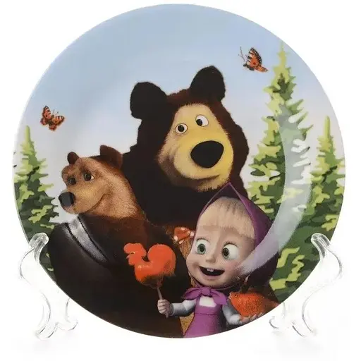 Набір дитячий 3 предмети "Маша та ведмідь" NPA3SETKIDS - фото 5