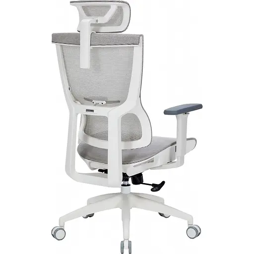 Офісне крісло OfficePro Elegant OC660-W-LG-LG White/Light Gray [148667] - фото 4