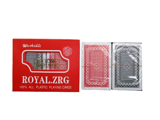 Гральні карти пластикові, дві колоди 2x54 шт.