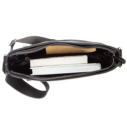 Кожаная сумка мужская SHVIGEL 25,5х27,5х7 см sum0014936 - фото 4