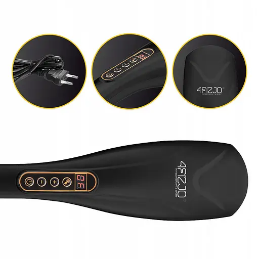 Ручний вібраційний масажер для тіла 4FIZJO Long Stick 7 в 1 4FJ0556 Black (P-5907739319142) - фото 10