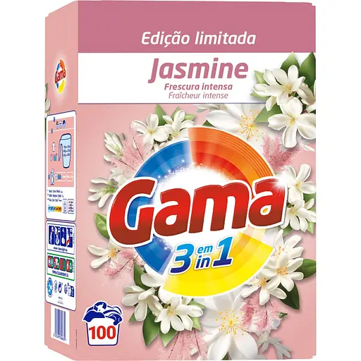 Порошок Gama Jasmine 3в1 100 циклів прання 5.5 кг - фото 1