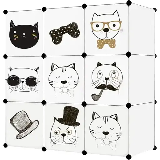 Органайзер детских игрушек Leobert 9x W02 White