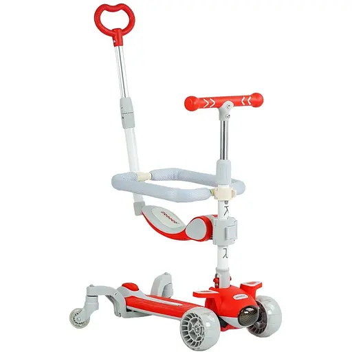 Дитячий самокат 5 в 1 Skyper J-08328 червоний