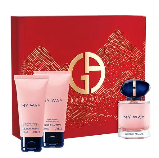 Набор Giorgio Armani My Way парфюмированная вода 50 гель для душа 50 мл, лосьон для тела 50 мл - фото 1