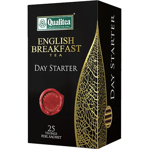 Чай Qualitea English Breakfast Tea чорний 25 пакетів по 2 г