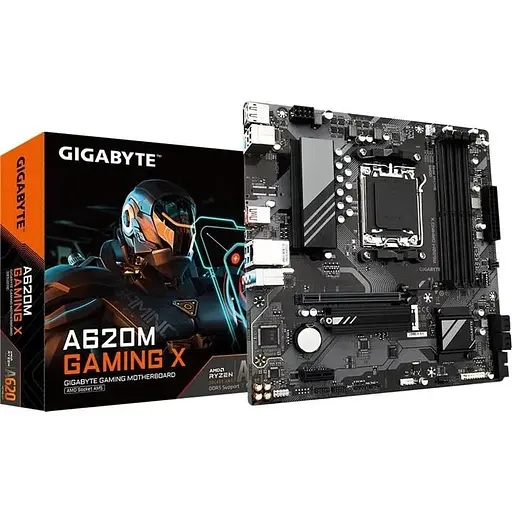 Материнская плата Gigabyte A620 Gaming X sAM5 A620 4xDDR5 M.2 HDMI DP mATX - фото 5
