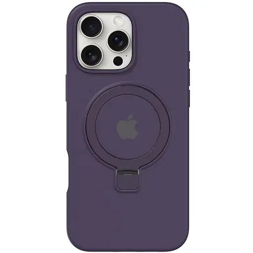 Чохол Epik Silicone Case Full Protective with Ring для Apple iPhone 16 Pro 6.3 Purple