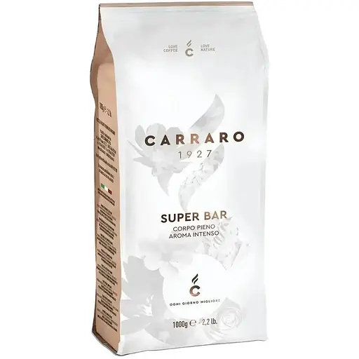 Кофе в зернах Carraro Super Bar 1 кг - фото 1