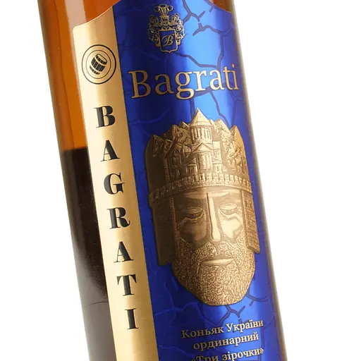 Коньяк Bagrati Ординарный 3 звезды 0.5 л - фото 5