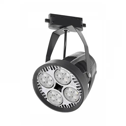 Светильник трековый поворотный KW-16 E27 BK Brille 48-017
