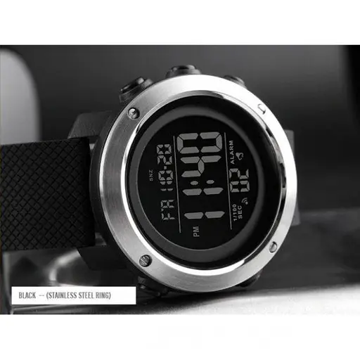 Чоловічий наручний спортивний годинник Skmei 1416 Чорний - фото 5