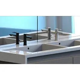 Смеситель для раковины Paffoni Ringo с донным клапаном black matt RIN075NO, Черный матовый - фото 6