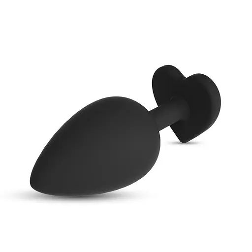 Анальна пробка Crushious Cuore зі змінними стразами 8х3.4 см - фото 3