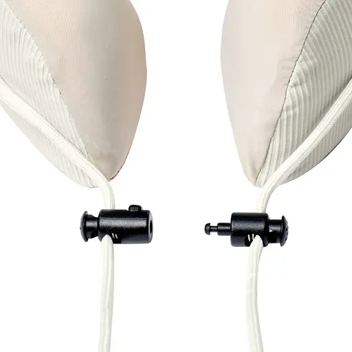 Подушка бавовняна для шиї з пам'яттю Naturehike CNK2450WS019 (Бежевий) - фото 2