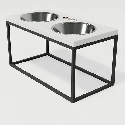 Hollky Base L — миски на підставці для середніх і великих собак (2 × 0,95 л, висота 20 см) - фото 7