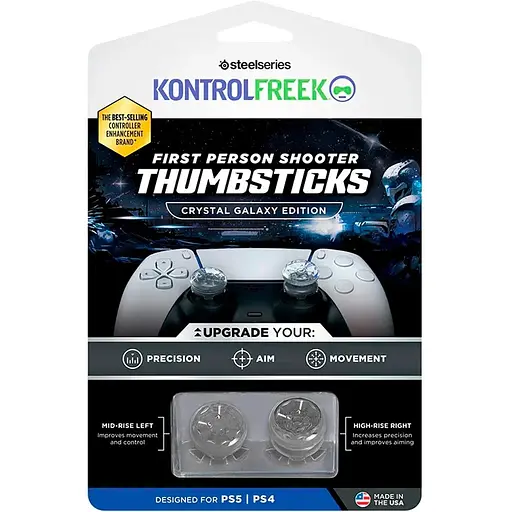 Накладки на стики KontrolFreek Galaxy Crystal 2-pack для PS4/PS5 (B0C5PH941N) [126602] - фото 5