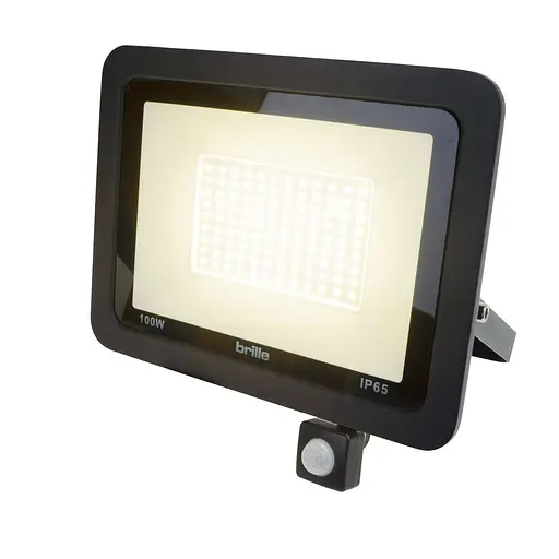 Світлодіодний прожектор Brille з датчиком руху HL-19P/100W NW IP65 - фото 2