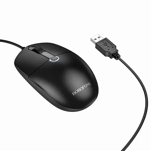 Комп'ютерна миша Borofone BG17 дротова 1.5 м