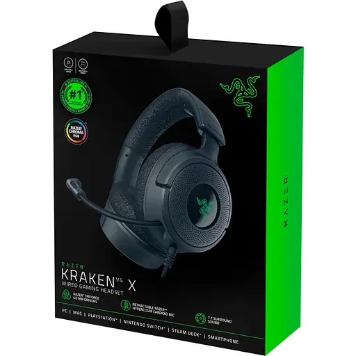 Навушники Razer Kraken V4 X Black (RZ04-05180100-R3M1) - фото 9