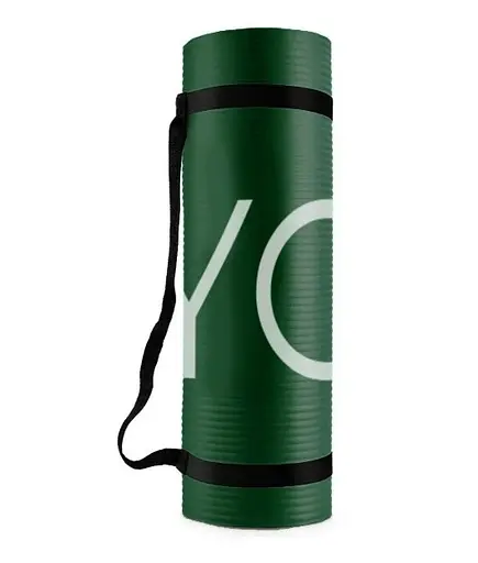 Коврик для йоги и фитнеса PowerPlay 4151 NBR Performance Mat Зеленый (183x61x1.5) (PP_4151_Green) - фото 2