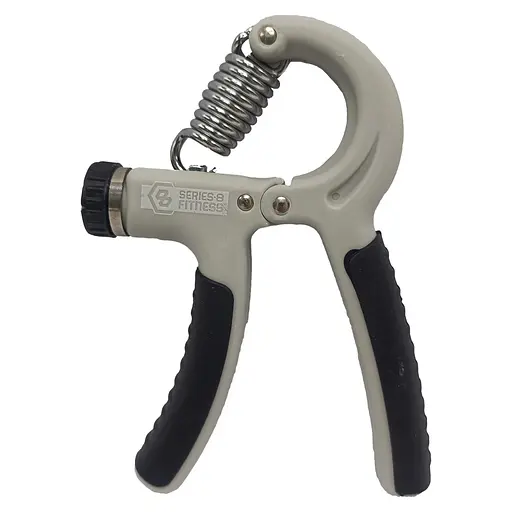 Эспандер кистевой пружинный с регулируемой нагрузкой Bambi MS 4122-4(Grey) 5-60 кг - фото 1