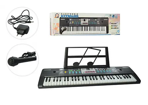 Синтезатор с мирофоном MQ6182, 61 клавиша