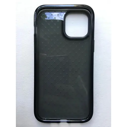 Оригинальный противоударный силиконовый чехол Tech21 Evo Check для iPhone 12 Pro (6.1") Smokey Black T21-8373 - фото 3