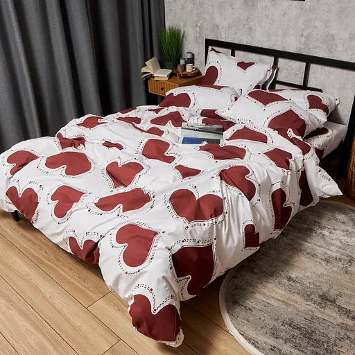 Комплект постільної білизни Moon&Star євро 200х220 наволочки 2х50х70 Romantic Mood Бязь Gold Люкс - фото 7