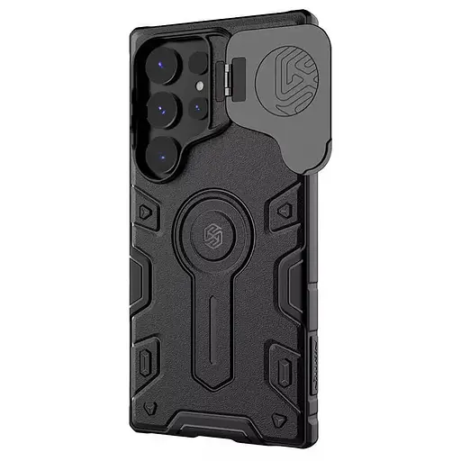 TPU+PC чохол Nillkin CamShield Armor Prop для Samsung Galaxy S25 Ultra Black - фото 2
