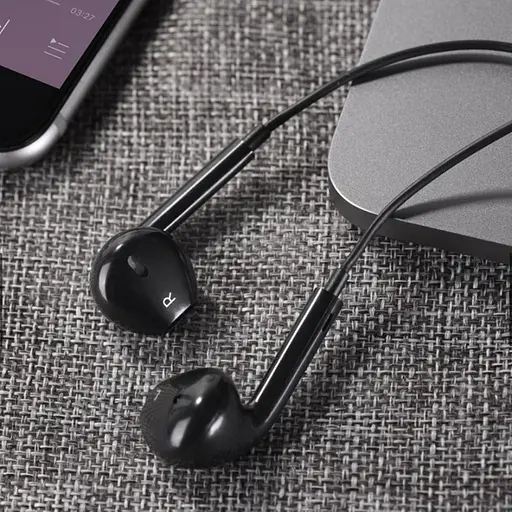 Навушники HOCO M101 Crystal joy Type-C wire-controlled digital earphones with microphone Black - фото 5