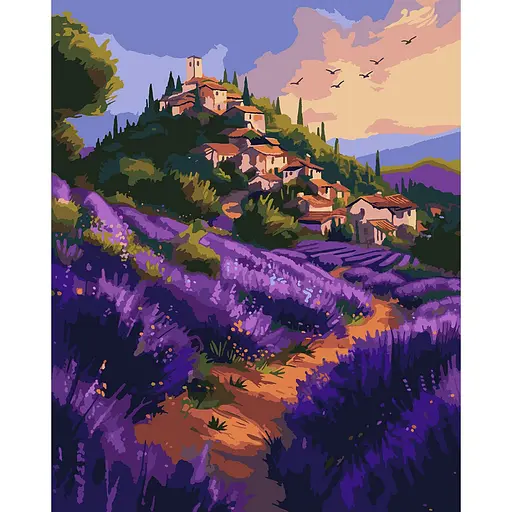 Картина за номерами Santi Лаванда Провансу 40 x 50 см  (955755)