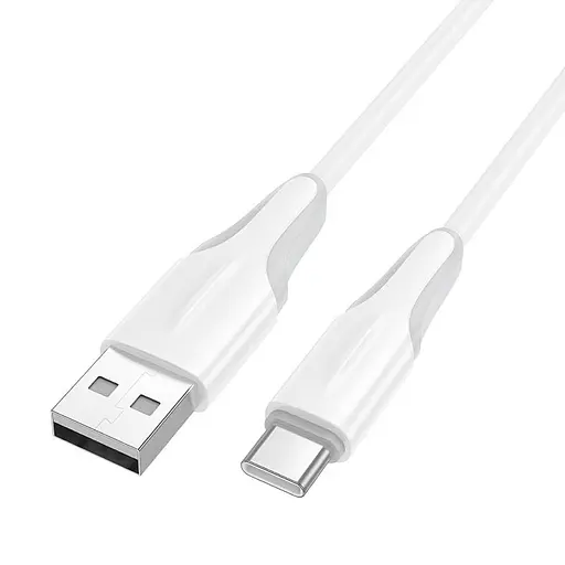 Дата кабель Borofone BX119 New USB to Type-C 3A (1m) White - фото 3