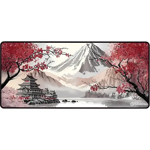 Коврик GamePro MP275JS "Japan's Sacura" 900x400x3 мм мультипандекс/резина поверхность "Speed/Control" - фото 1