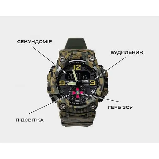 Часы мужские наручные Besta Brave ЗСУ (Камуфляж) - фото 6