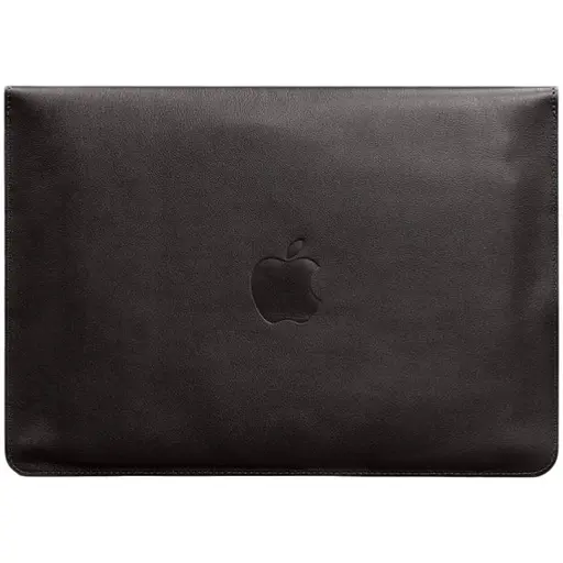 Кожаный чехол-конверт BlankNote на магнитах для MacBook Air 15 (2023) Темно-коричневый - фото 1