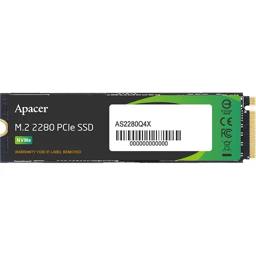 SSD накопичувач Apacer AS2280Q4X 512GB (AP512GAS2280Q4X-1) [142482]
