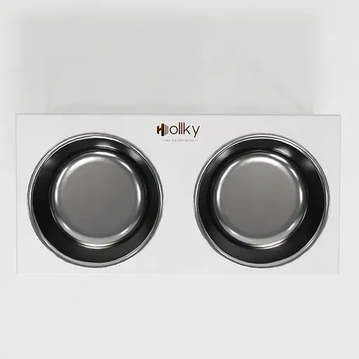 Hollky Base XXL40 — миски на підставці для дуже великих собак (2 × 2,8 л) - фото 4