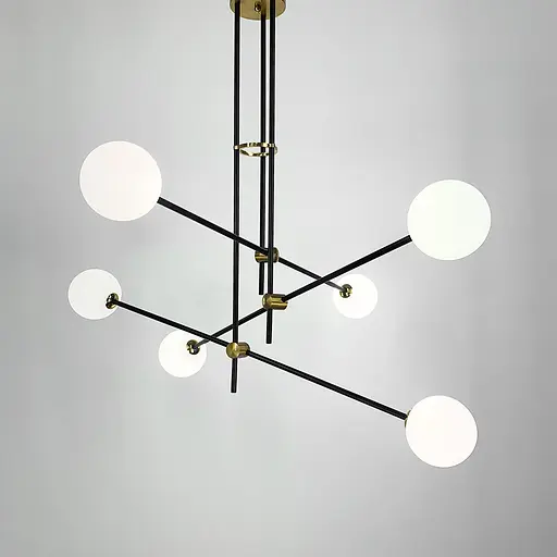 Люстра Jacklyn на 6 плафонів з регулюючим механізмом Line.F Y 8818/6 - фото 6