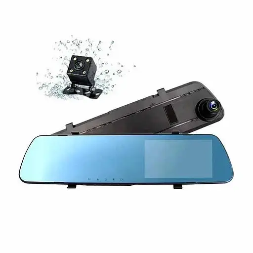 Зеркало с видеорегистратором L1063 4.3" (2 камеры) Full HD - фото 2