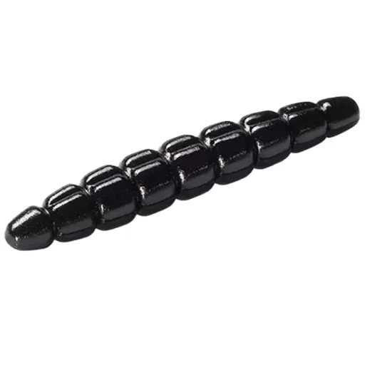 Силикон FishUP Morio 1.2" (12шт) #101 - Black, cheese taste