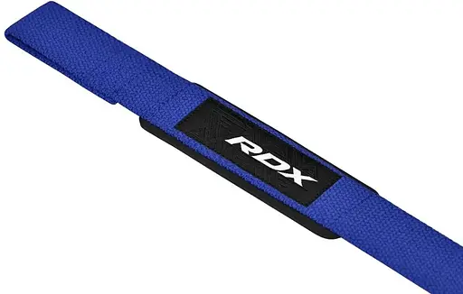 Лямки для тяги RDX W1 Gym Single Strap Blue Plus (WAN-W1U+) - фото 5