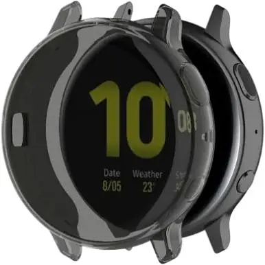 Чехол-накладка DK Silicone Face Case для Samsung Galaxy Active 2 (R820 / R825) 44mm (black / clear)