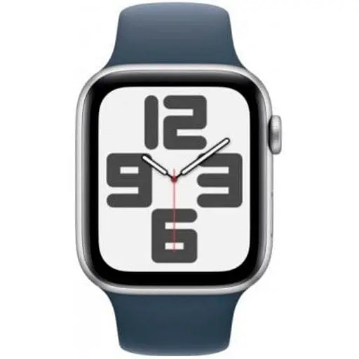 Смарт-часы Apple Watch SE 2 GPS 40 mm Silver Aluminium Case with Storm Blue Sport Band S/M (MRE13)