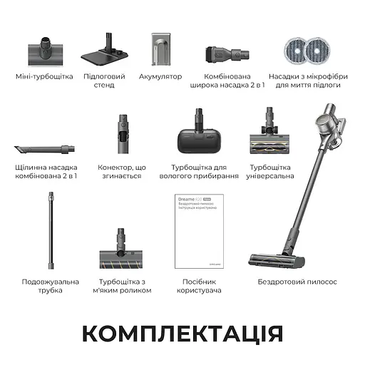 Беспроводной пылесос Dreame R20 Aqua - фото 14