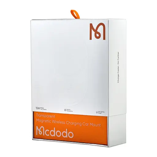 Холдер Mcdodo Prism Series Magnetic Wireless Charger Car Mount CH-2340 Серый - фото 2