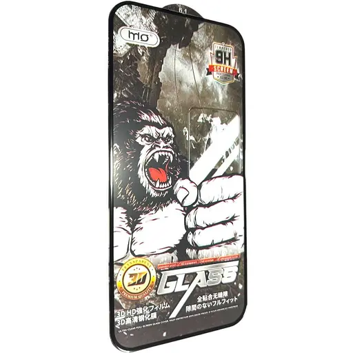 Защитное стекло DK для Apple iPhone 15 Pro Full Glue 3D MO King Kong 017232 black